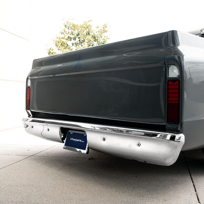 Chrome Bumper For 1967-72 Chevy & GMC Fleetside Truck, Rear