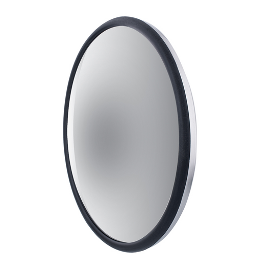 8-1/2" 430 Stainless Steel 320R Convex Mirror - Centered Mounting Stud