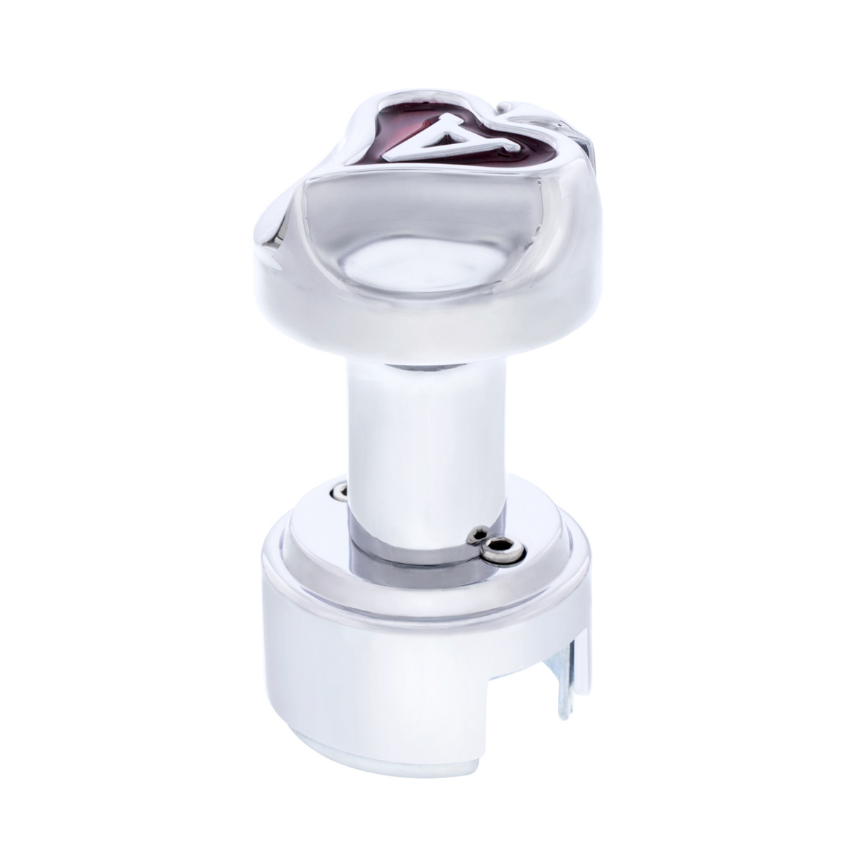 Ace of Spade Thread-On Gearshift Knob With 13/15/18 Speed Adapter - Chrome