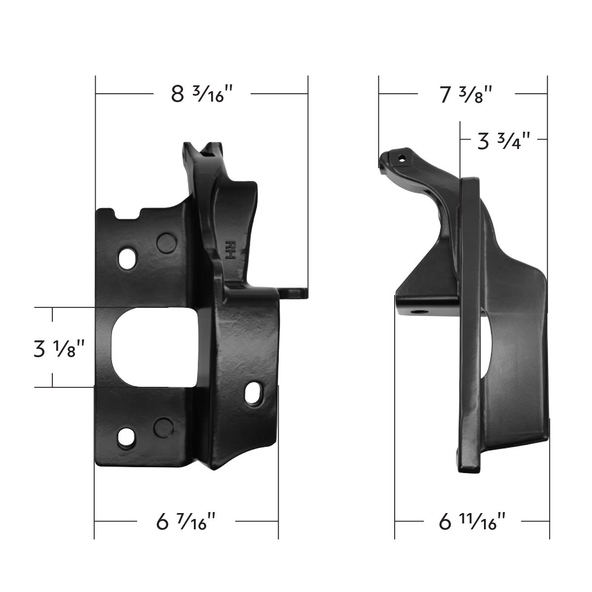 Bumper Bracket For 2013-2021 Kenworth T680-Passenger