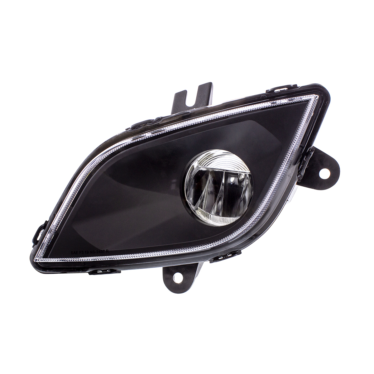 High Power LED Blackout Fog Light For 2018-2024 Freightliner Cascadia - Driver