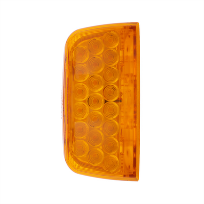 31 LED Turn Signal Light For 1987-2007 Peterbilt 379/378/357 - Amber LED/Amber Lens