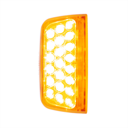 31 LED Turn Signal Light For 1987-2007 Peterbilt 379/378/357 - Amber LED/Amber Lens