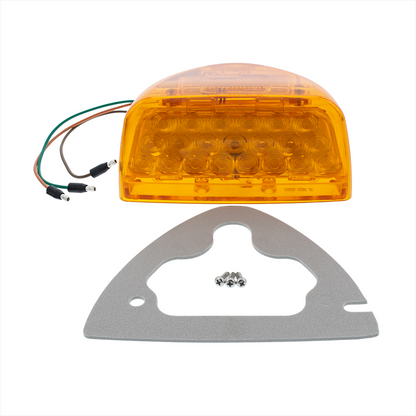 31 LED Turn Signal Light For 1987-2007 Peterbilt 379/378/357 - Amber LED/Amber Lens