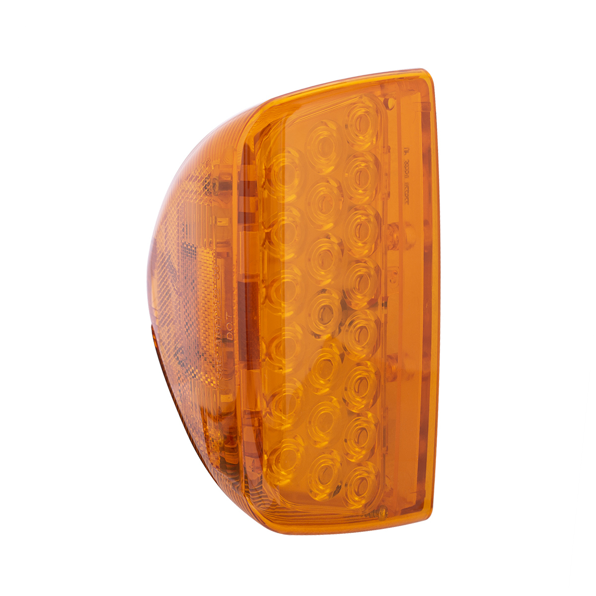 31 LED Turn Signal Light For 1987-2007 Peterbilt 379/378/357 - Amber LED/Amber Lens