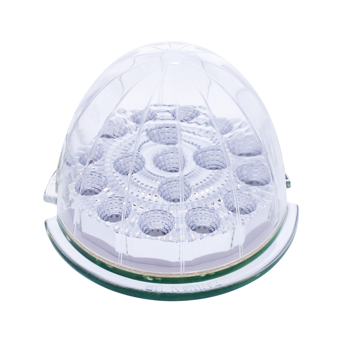 17 LED Dual Function Reflector Cab Light - Amber LED/Clear Lens