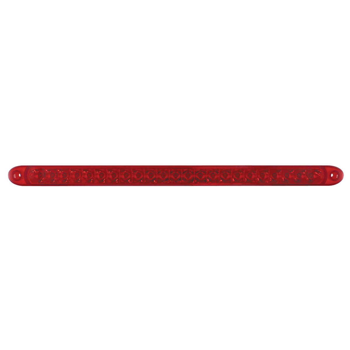 23 SMD LED 17-1/4" Reflector Light Bar Only (Stop, Turn & Tail) - Red LED/Red Lens
