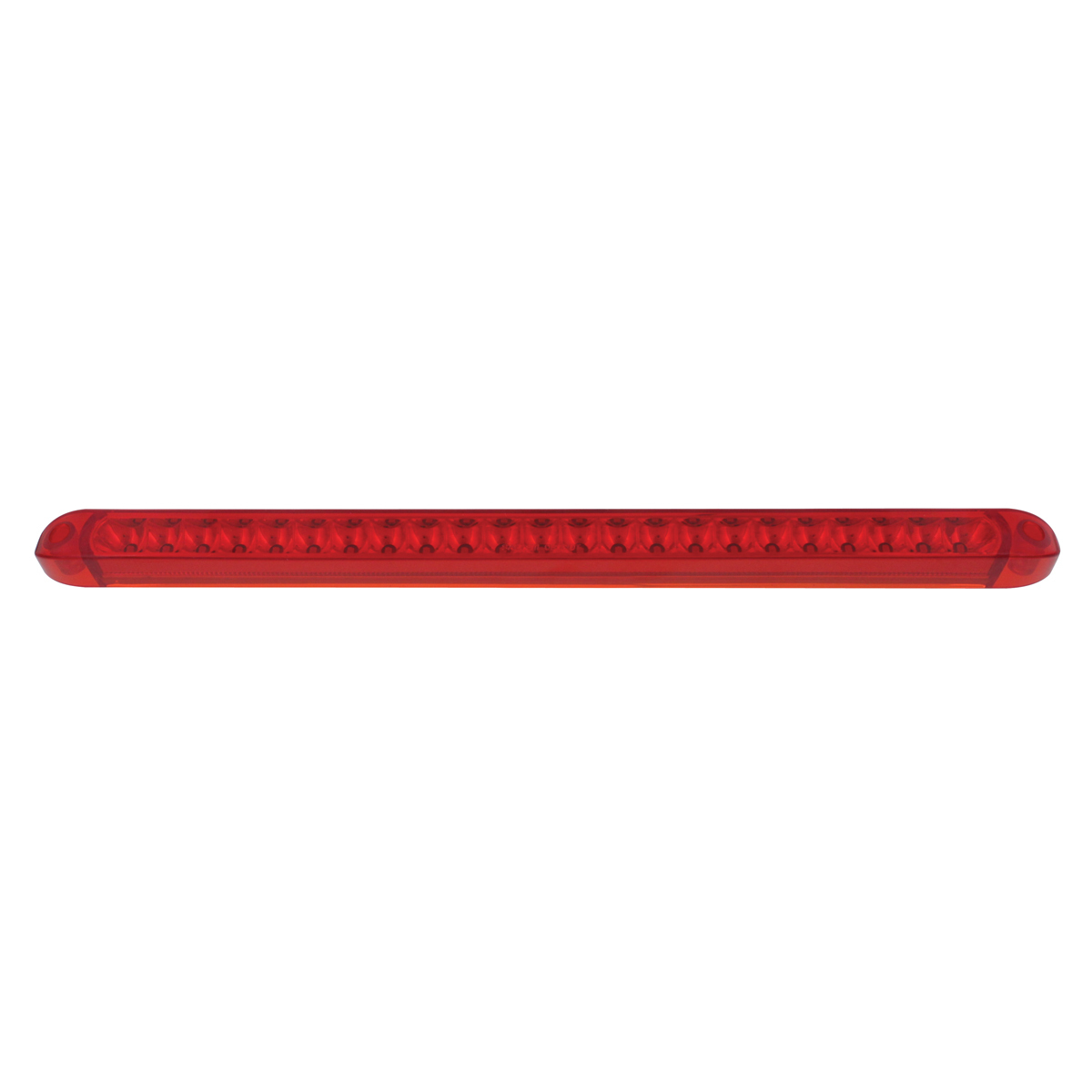23 SMD LED 17-1/4" Reflector Light Bar Only (Stop, Turn & Tail) - Red LED/Red Lens