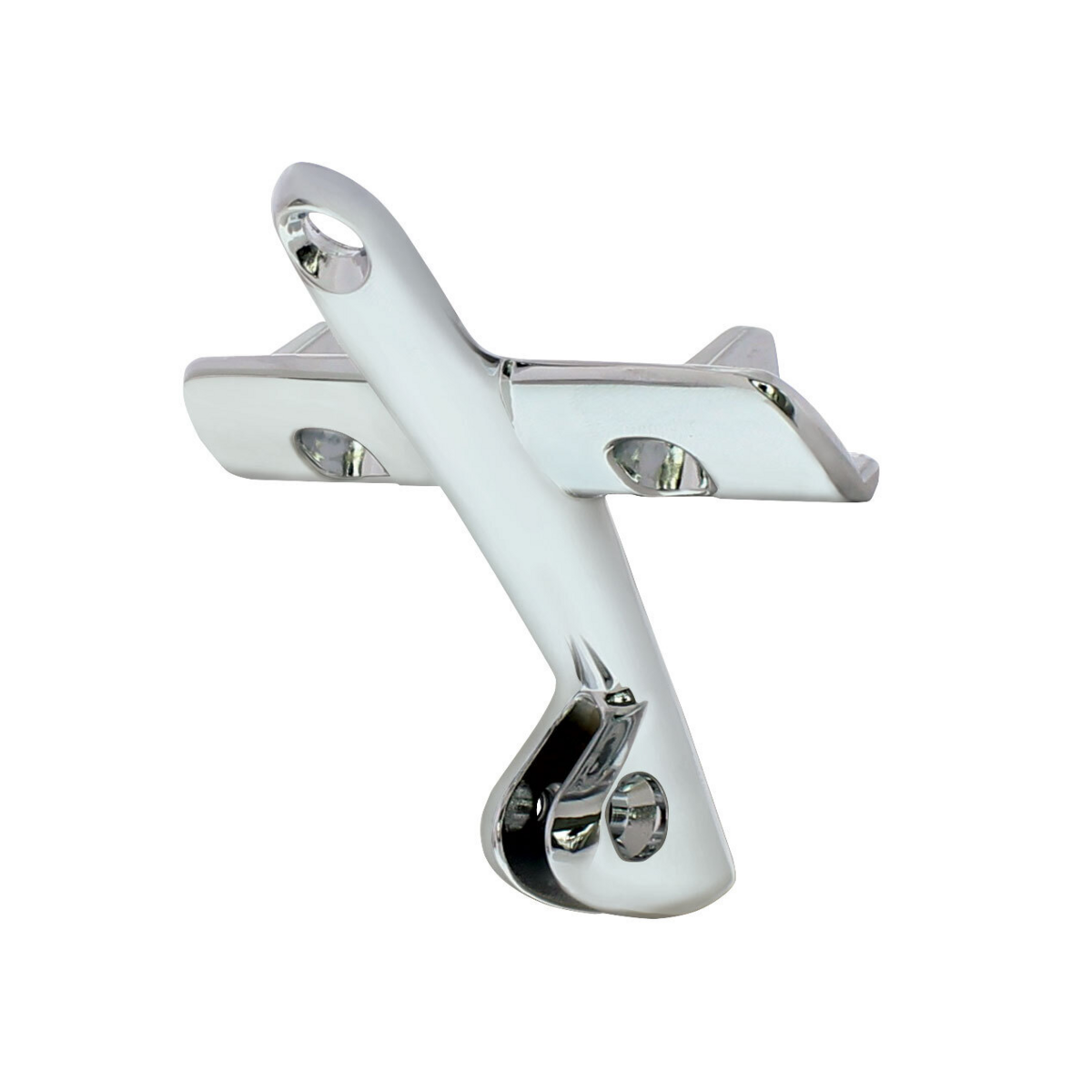 Chrome Plated Rear View Mirror Bracket For 1962-65 Chevy Nova