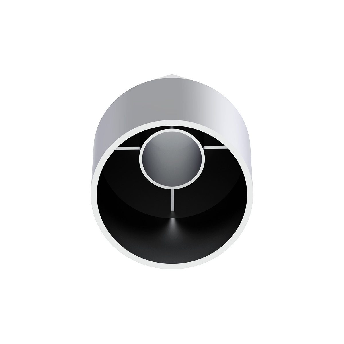 33mm X 4-1/8" Chrome Plastic Spike Nut Covers - Thread-On (Box of 10)