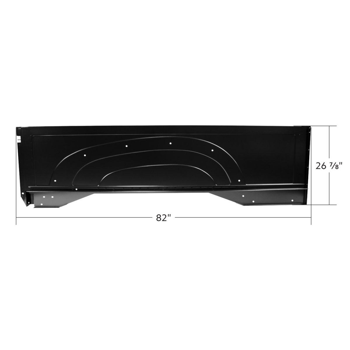 Shortbed Bedside Panel For 1954-1955 1st Series Chevrolet & GMC Fleetside Truck-LH