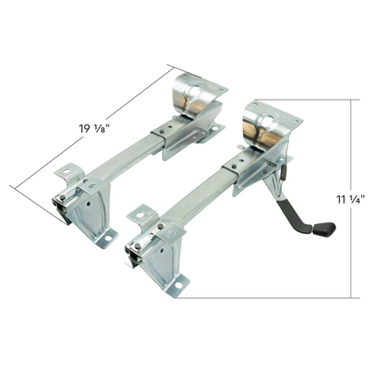 Bench Seat Track Assembly For 1971-1972 Chevrolet & GMC Truck (Pair)