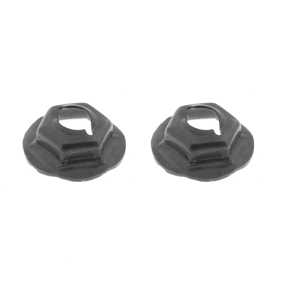 Chrome Die Cast Skull Emblem - Black