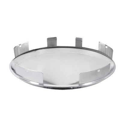 Universal Stainless Pointed Front Hubcap - 1" Lip