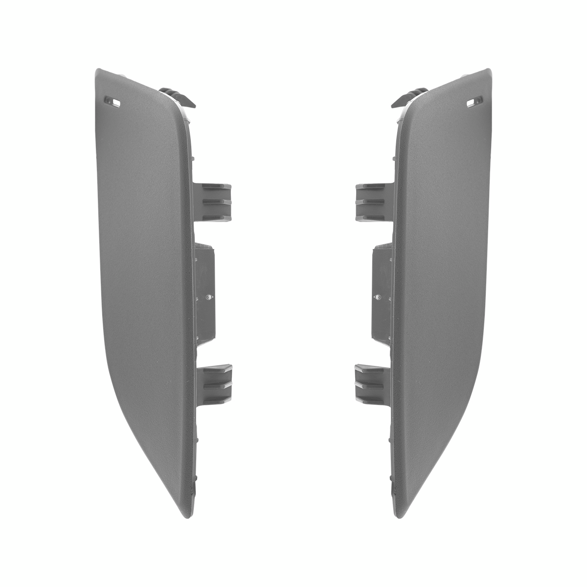 Black Tow Hook Access Covers For 2018-2024 Freightliner Cascadia (Pair)