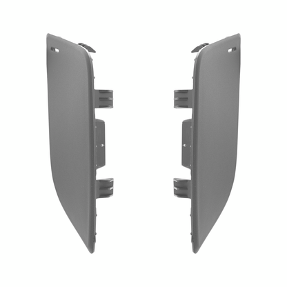 Black Tow Hook Access Covers For 2018-2024 Freightliner Cascadia (Pair)