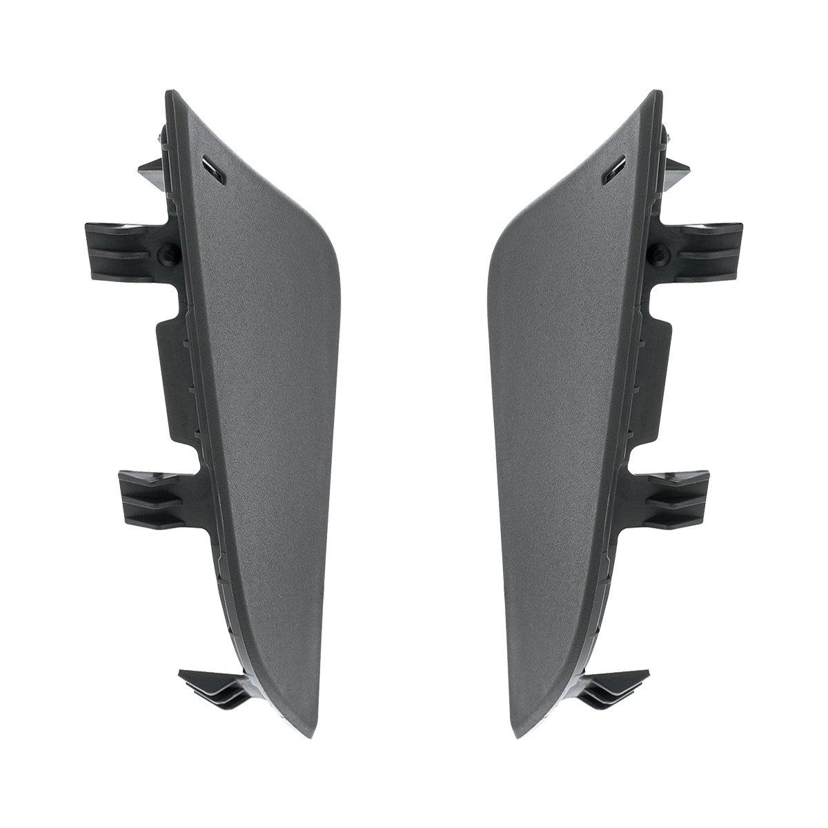 Black Tow Hook Access Covers For 2018-2024 Freightliner Cascadia (Pair)