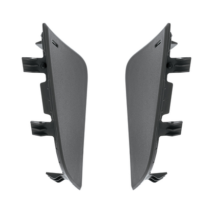 Black Tow Hook Access Covers For 2018-2024 Freightliner Cascadia (Pair)