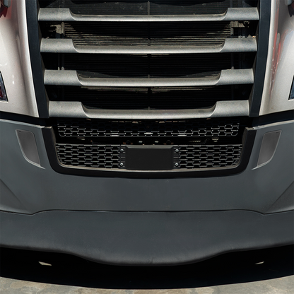 Black Tow Hook Access Covers For 2018-2024 Freightliner Cascadia (Pair)