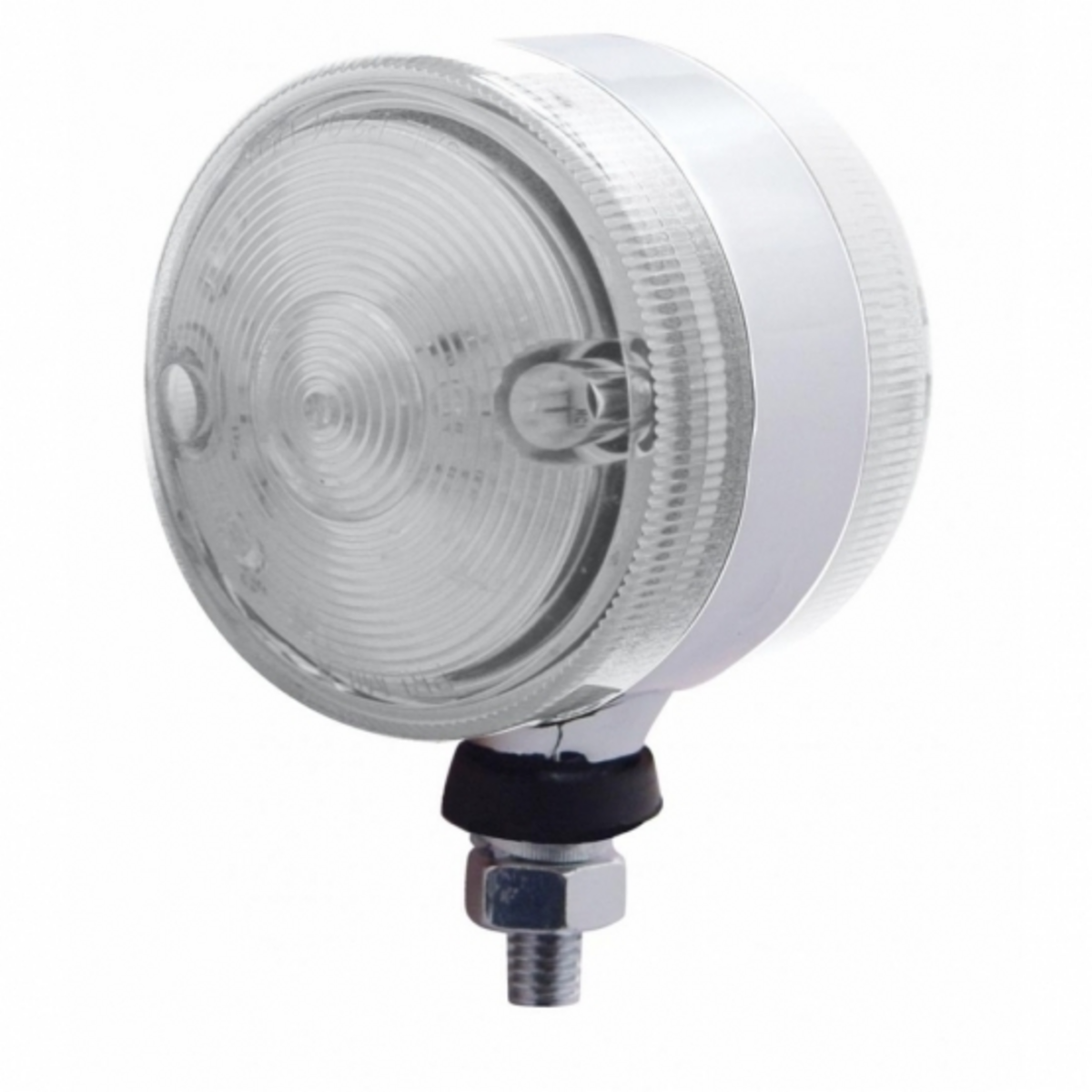 30 LED 3" Double Face Light - Amber & Red LED/Clear Lens