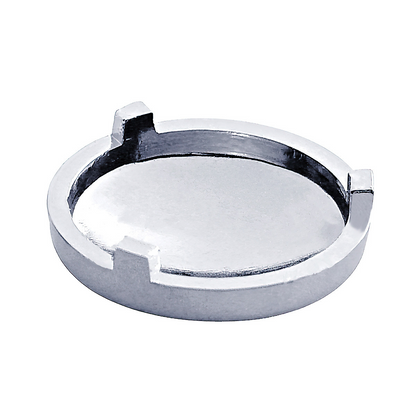 Chrome Plastic Covers For 3/4" Round Vinyl Button For Most Freightliner & International (Card of 10)