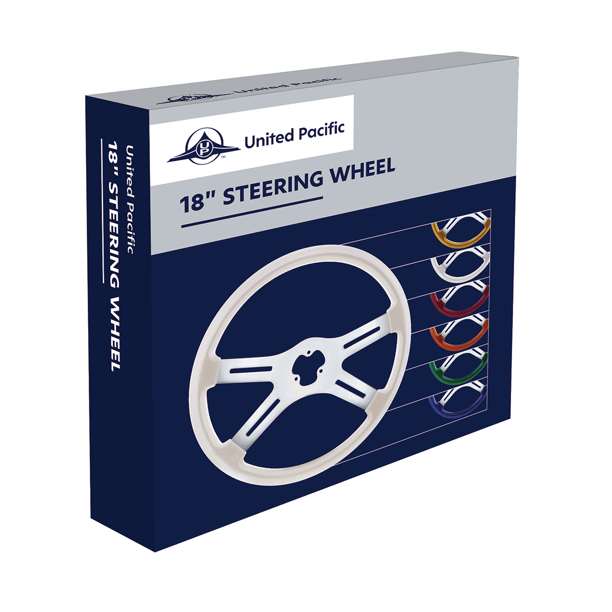18" Candy Color 4 Spoke Steering Wheel - Candy Apple Green