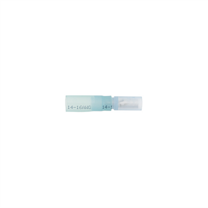 16-14 AWG .157 Tab CS Heat Shrink FM Receptacle - Blue (10-Pack)