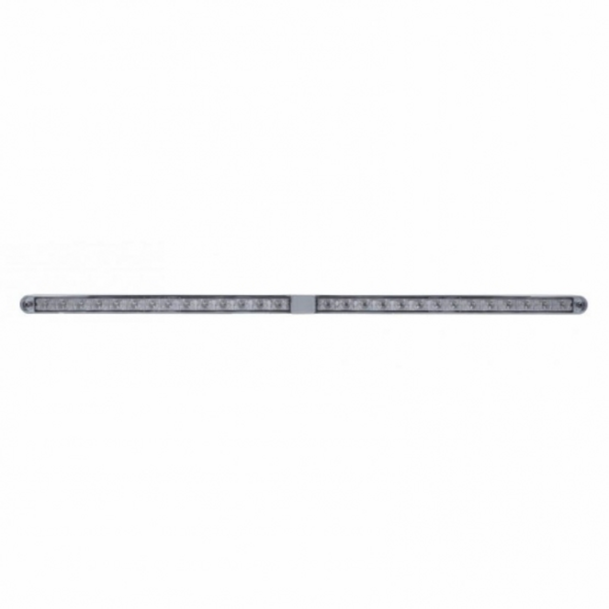 Dual 14 LED 12" Light Bars With Bezel - Red LED/Clear Lens