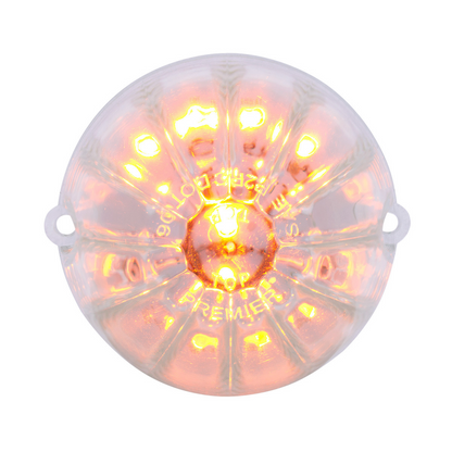 19 LED Watermelon Grakon 1000 Cab Light - Amber LED/Clear Lens