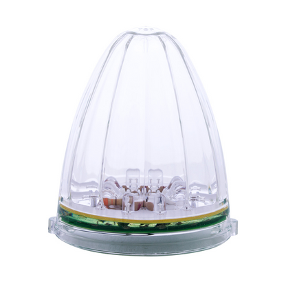 19 LED Watermelon Grakon 1000 Cab Light - Amber LED/Clear Lens