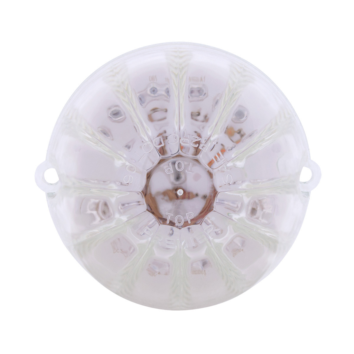 19 LED Watermelon Grakon 1000 Cab Light - Amber LED/Clear Lens