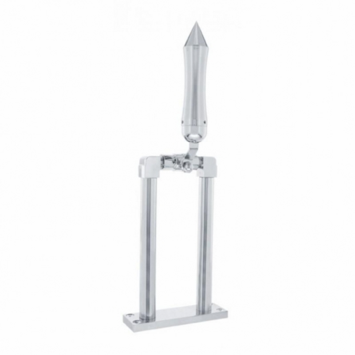 9" Chrome Air Horn Lever Set With "Talladega" Grip