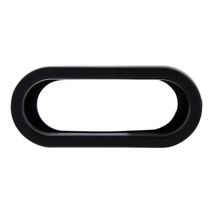 6" Oval Light Kit (Stop, Turn & Tail) - Red Lens