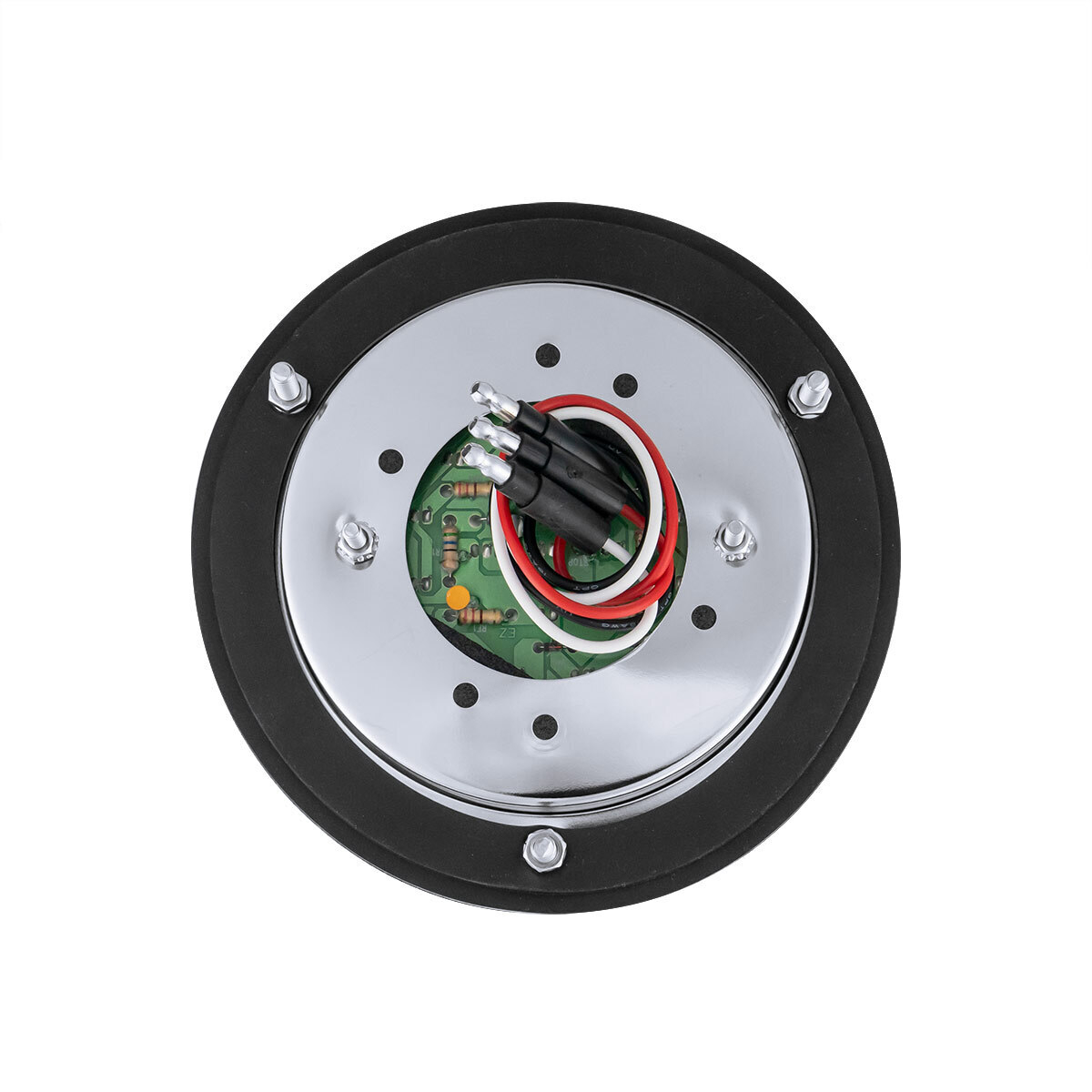 17 LED Dual Function Watermelon Reflector Light Sleeper Bunk Kit With 304 SS Bezel-Red LED/Red Lens