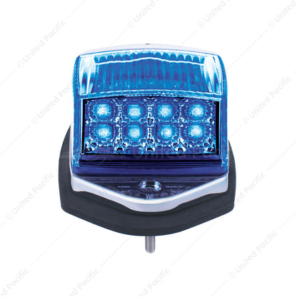 Double Fury 17 LED Grakon 5000 Style Square Cab Light - Amber & Blue LED/Clear Lens