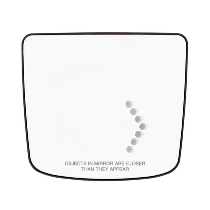 Heated Auxiliary Convex Mirror With LED Turn Signal For 2012-2017 Volvo VNL - Passenger