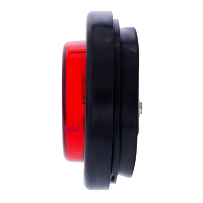 7 LED 2" Round Light Kit (Clearance/Marker) - Red LED/Red Lens