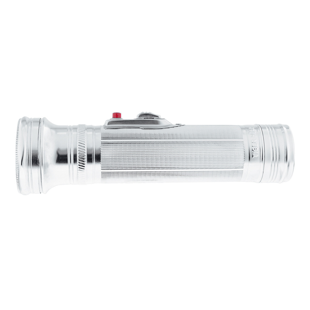 Chrome Vintage Style LED Flashlight