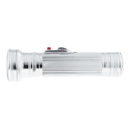 Chrome Vintage Style LED Flashlight