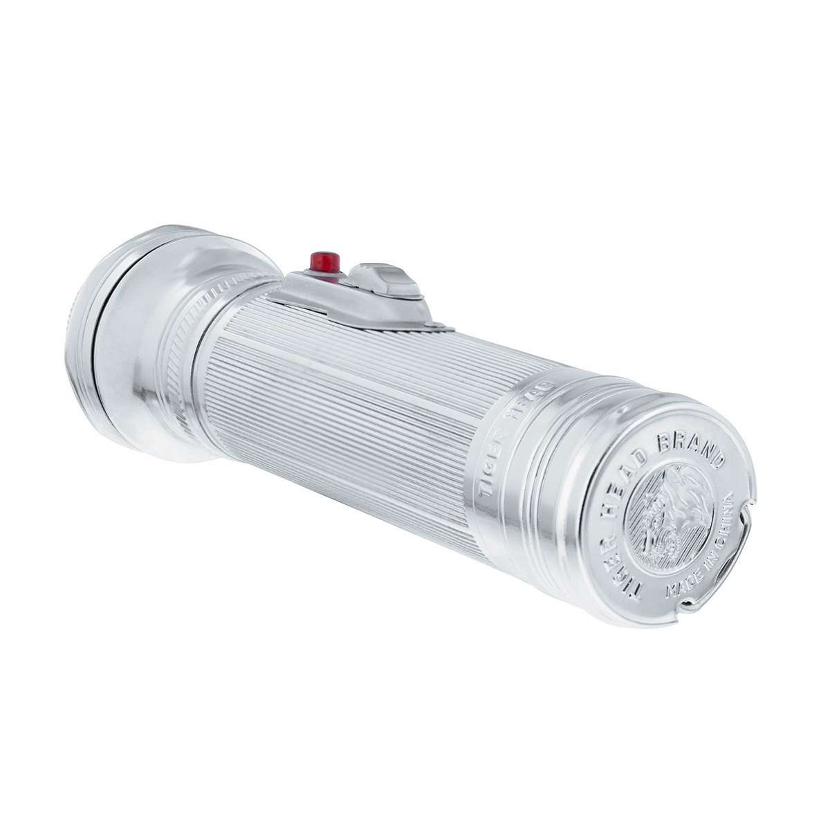 Chrome Vintage Style LED Flashlight