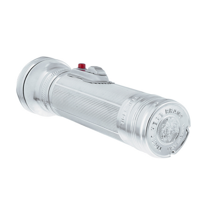 Chrome Vintage Style LED Flashlight