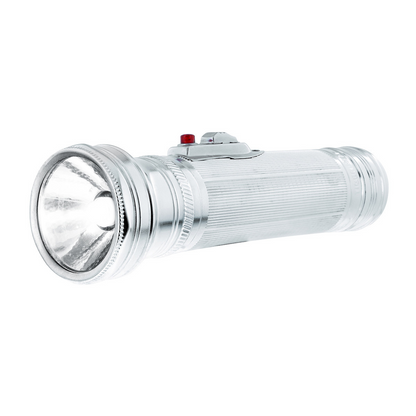 Chrome Vintage Style LED Flashlight