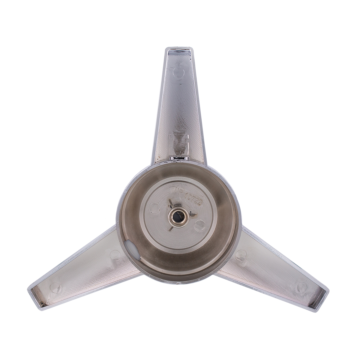 Chrome Plastic 3 Extra Large Straight Bar Spinner Only