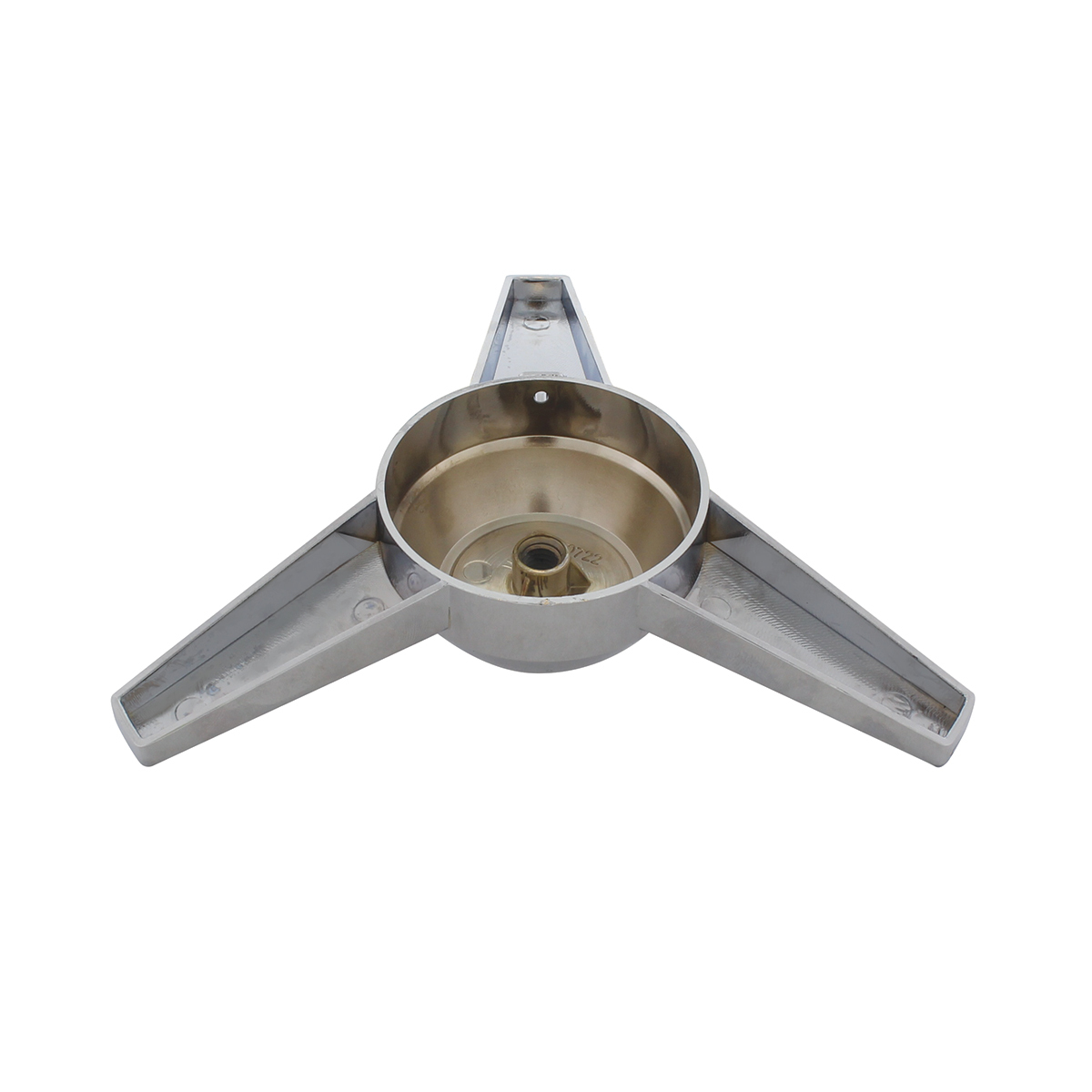 Chrome Plastic 3 Extra Large Straight Bar Spinner Only
