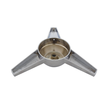 Chrome Plastic 3 Extra Large Straight Bar Spinner Only