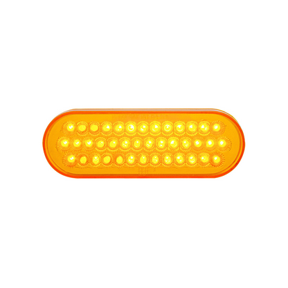 40 LED Oval Turn Signal Light - Amber LED/Amber Lens