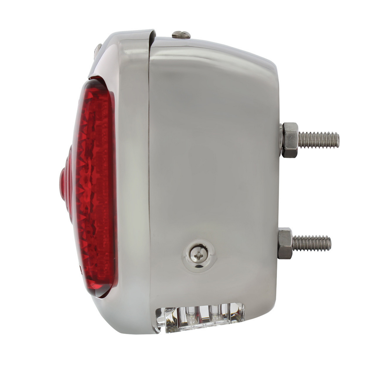 27 LED Sequential Tail Light Assembly With SS Housing For 1940-53 Chevy & GMC Truck - L/H