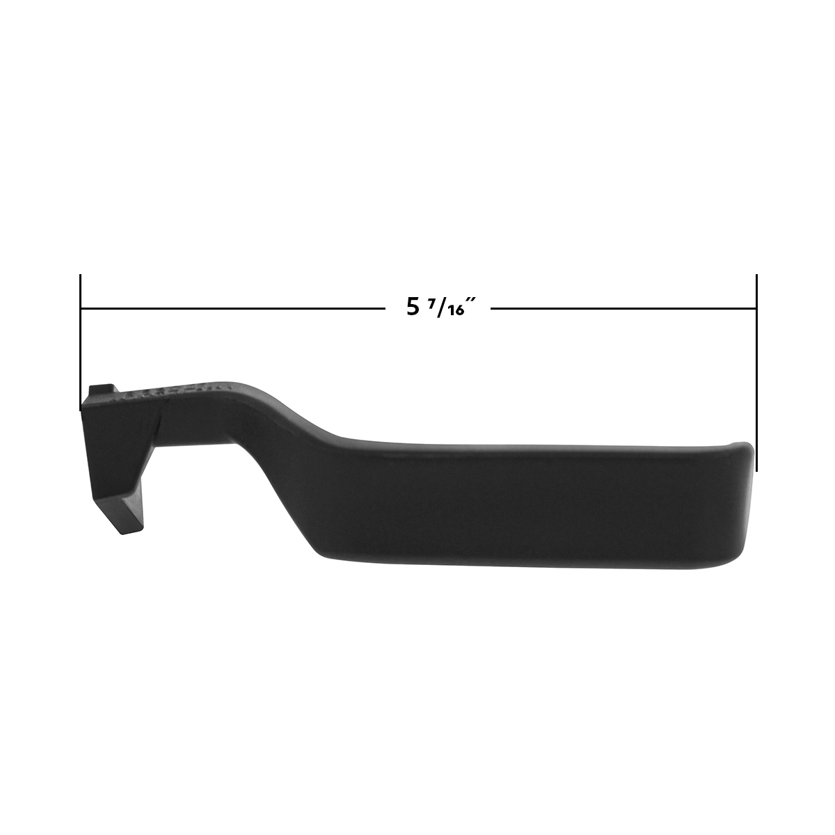 Black Plastic Interior Door Handle For 1987-96 Ford Bronco & Truck - R/H