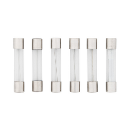 British/Japanese Vehicle Fuse Kit 5,7.5,10,15,20,30 AGC Glass Fuses (6-Pack)