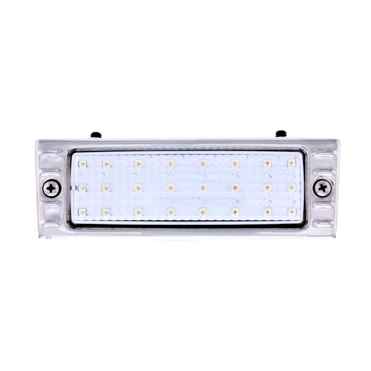 24 LED Parking Light Assembly With SS Bezel For 1947-53 Chevy Truck, Clear Lens
